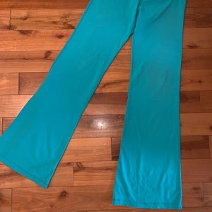 Lulu teal pants - vintage lulu - size 6
